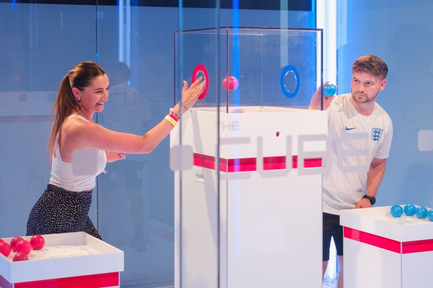 couple playing a game